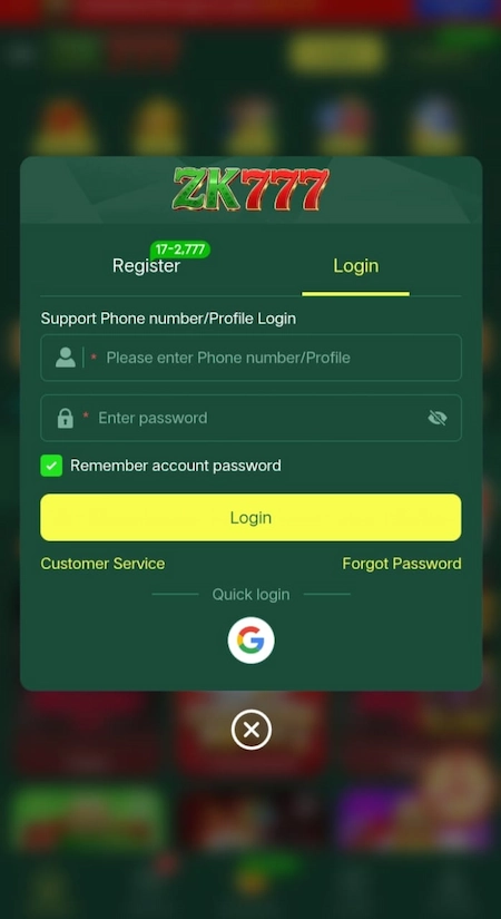 ZK777 Game APK